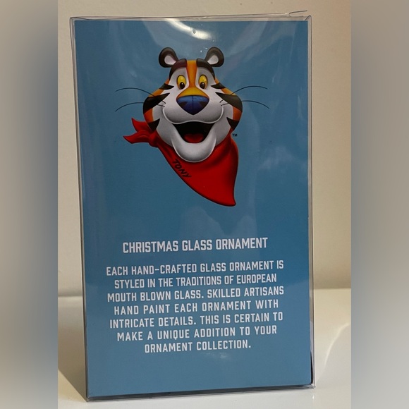 Kat + Annie 5.0” Frosted Flakes Ornament Tony The Tiger Kelloggs Tree Ornaments - Picture 3 of 7